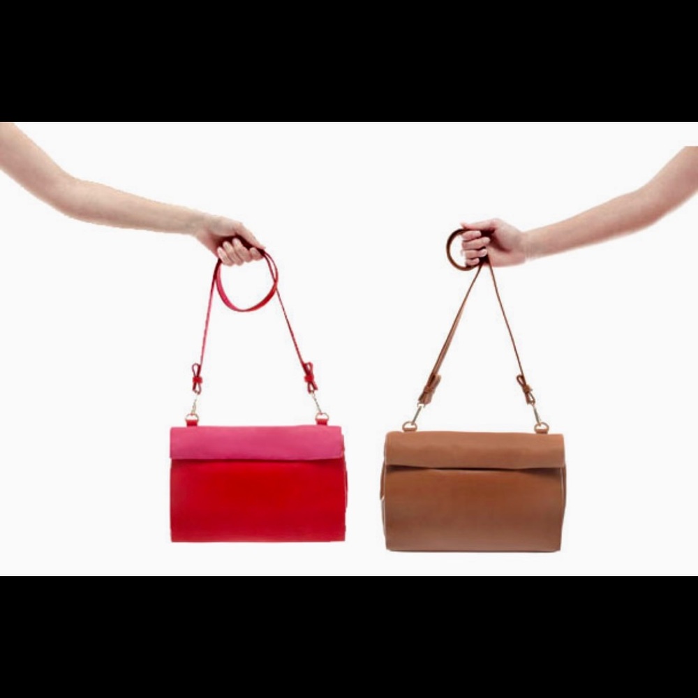 Zara Basic Messenger Bag - Camel